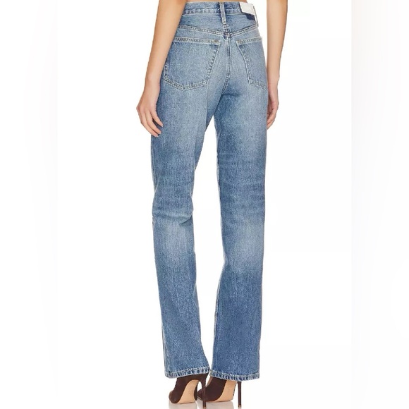 NWT RE/DONE Original 70s High Rise Bootcut Jeans sz 27 in Crystal Blue Denim - Picture 4 of 6